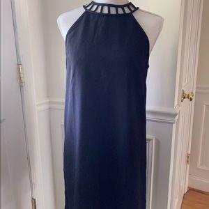 Black Dress Cage neck Sleeveless New with Tags Four Season